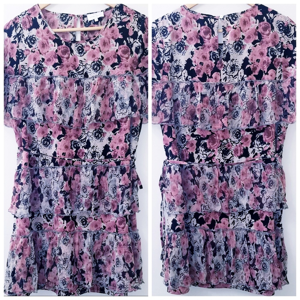 Lucky Brand - Boho Ruffle Rose Dress - Picture 6 of 9